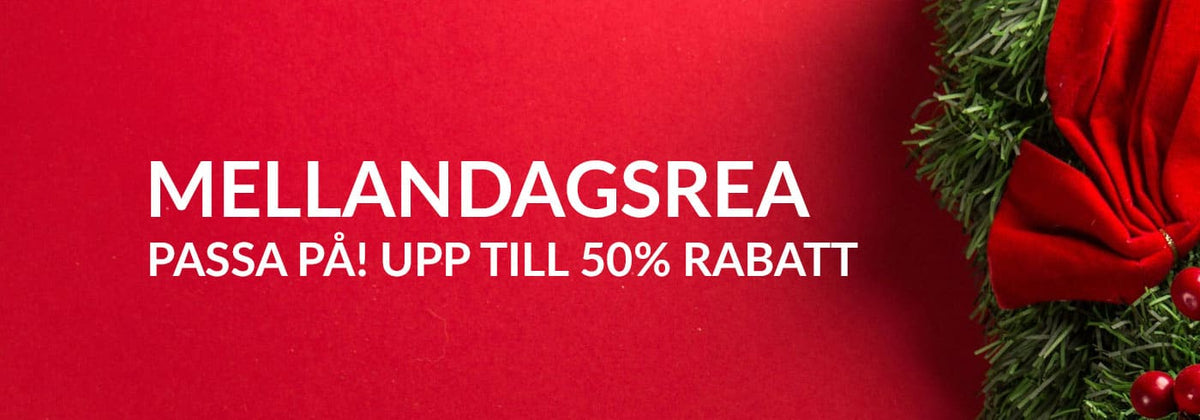 Mellandagsrea - upp till 50% rabatt